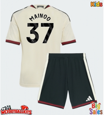 Manchester United Kobbie Mainoo #37 Replica Third Stadium Kit for Kids 2026-27 Short Sleeve (+ pants)